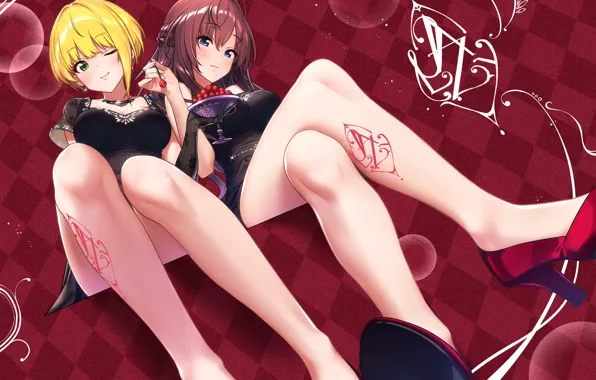 Girls, Feet, Art, IdolM@ster