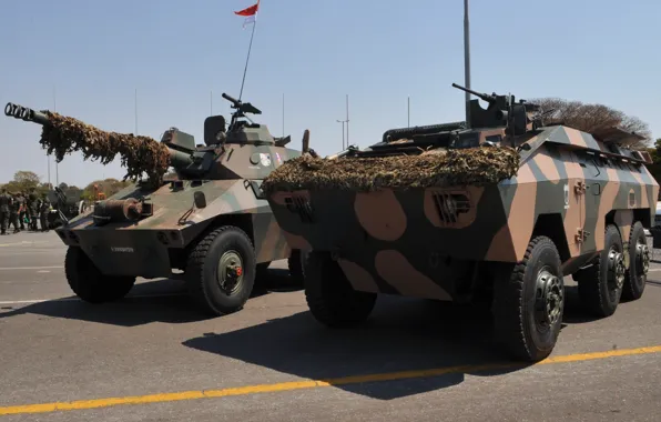 Brazil, tank, armored, military vehicle, armored vehicle, military parade, Brazilian army, Cascavel