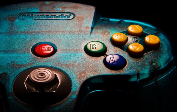 Retro, controller, joystick, technology, nintendo 64