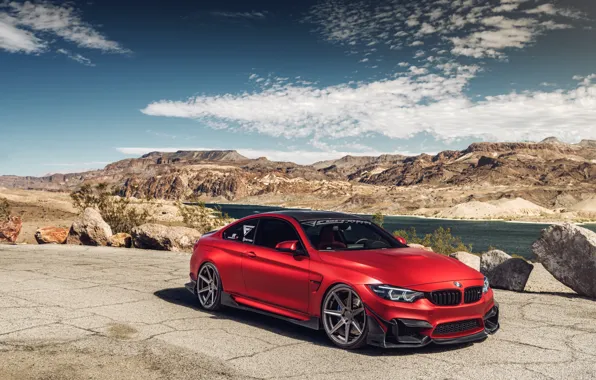 Auto, landscape, red, design, BMW M4