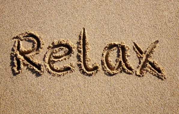 Sand, beach, summer, stay, relax, relax