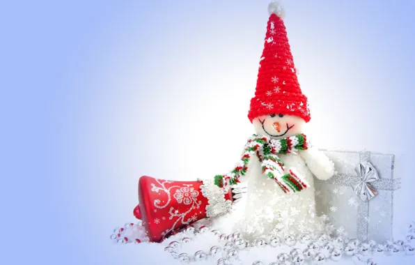 Holiday, gift, Christmas, New year, snowman, christmas, merry, snowman