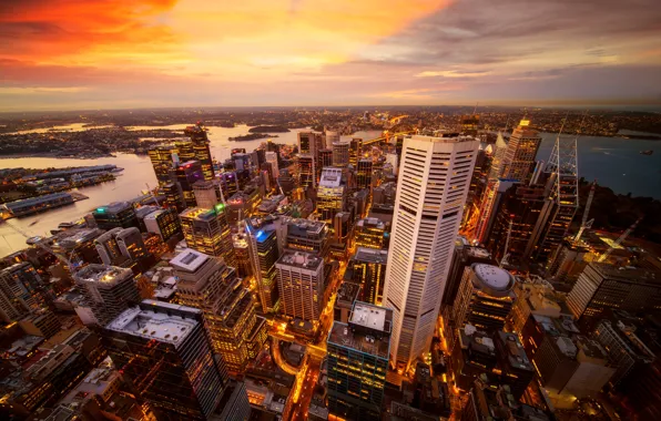 Picture building, home, panorama, skyscrapers, Australia, Sydney, Sydney Australia