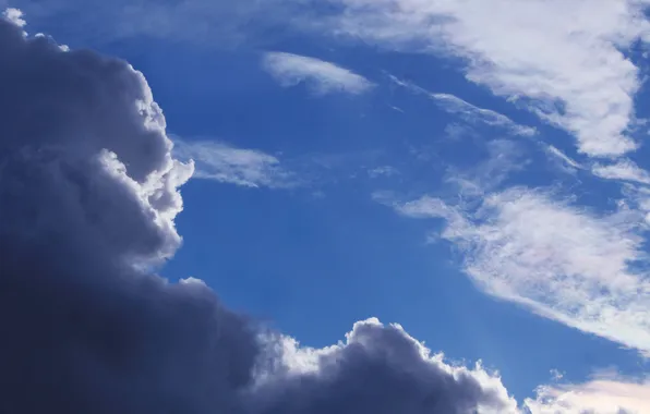 Sky, blue, cloud
