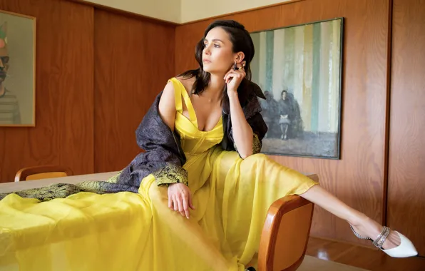 Picture look, girl, pose, model, dress, actress, Nina Dobrev, Nina Dobrev