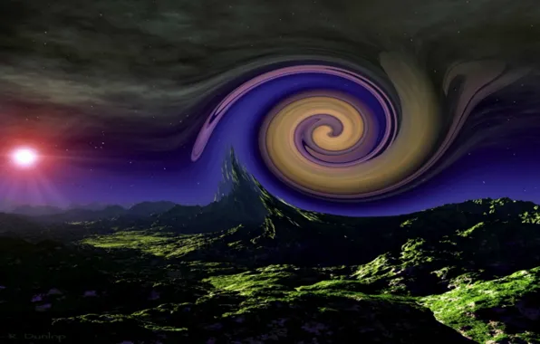 Time, fiction, the portal, photo manipulation