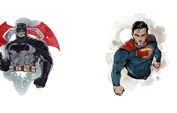 Picture batman, superman, Clark Kent, Bruce Wayne, batman vs superman