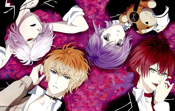 Official Diabolik Lovers Wallpaper with Terrible English. Please Read it  and Die with Me. : r/otomegames
