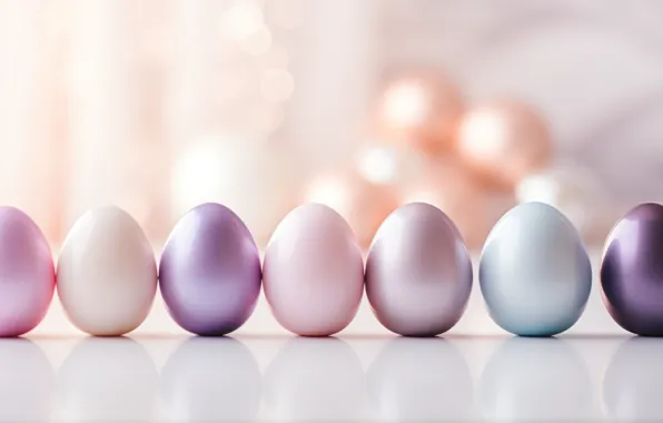 Holiday, eggs, spring, blue, Easter, pink, painted, eggs