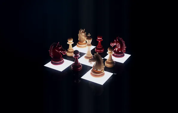 Picture chess, render
