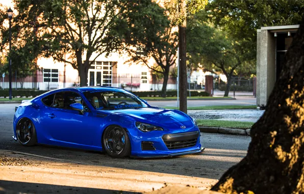 Subaru, sports car, blue, blue, Subaru, brz, quick