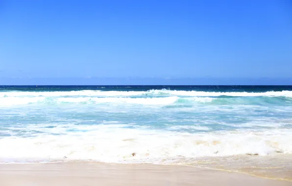 Picture sand, sea, wave, beach, summer, the sky, shore, summer