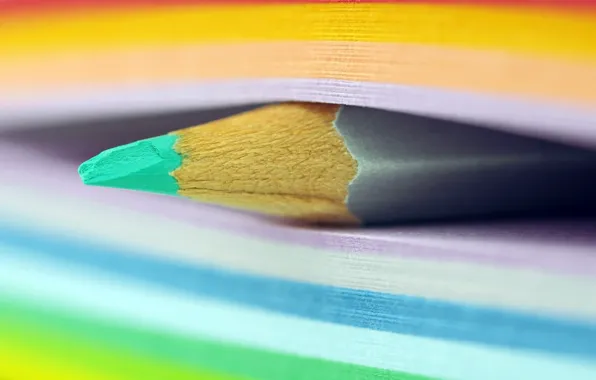 Colorful, pencil, sticky notes