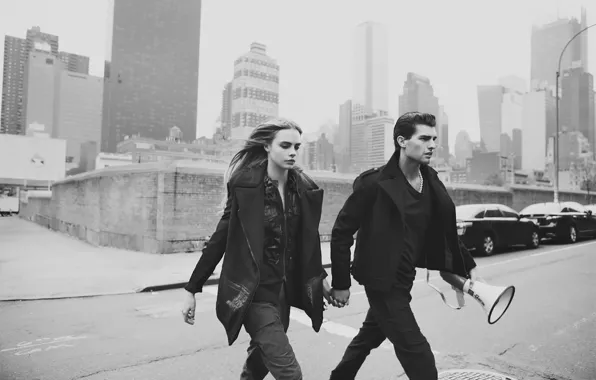 Pair, photographer, journal, top model, Cara Delevingne, Cara Delevingne, Guy Aroch, Centrefold