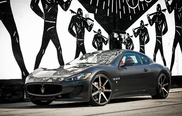 Maserati, Turismo, wheels, Gran, lowered, Customized, on 22, Niche