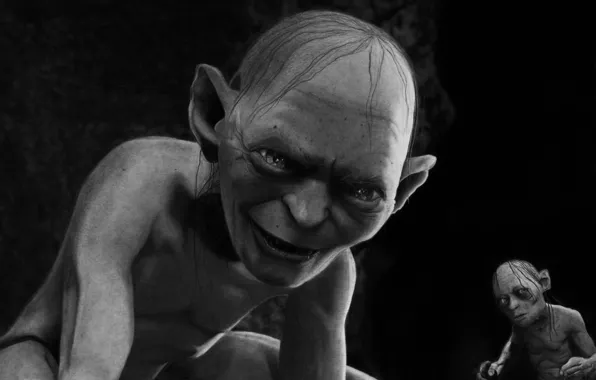 Picture Gollum, The Lord of the Rings, The Hobbit, Artwork, Sméagol