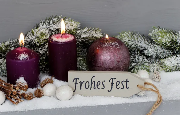 Candles, New Year, Christmas, merry christmas, decoration, xmas, holiday celebration