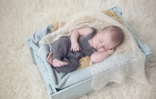Child, sleep, fur, baby, boys, suit