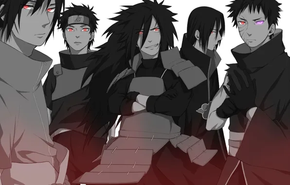 Art, guys, Naruto, Naruto, Uchiha, clan