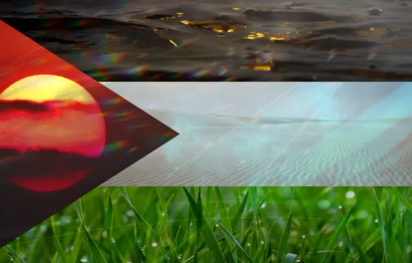 Nature, Wallpaper, abstract, flag, Palestine