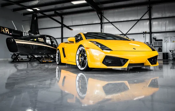 Picture Gallardo, Yellow, Helicopter