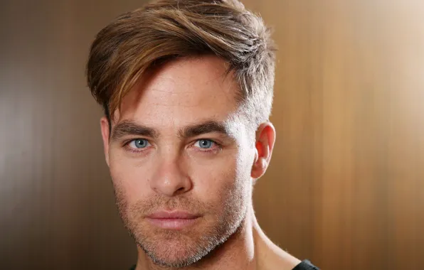 Look, pose, portrait, actor, Chris Pine, Chris Pine