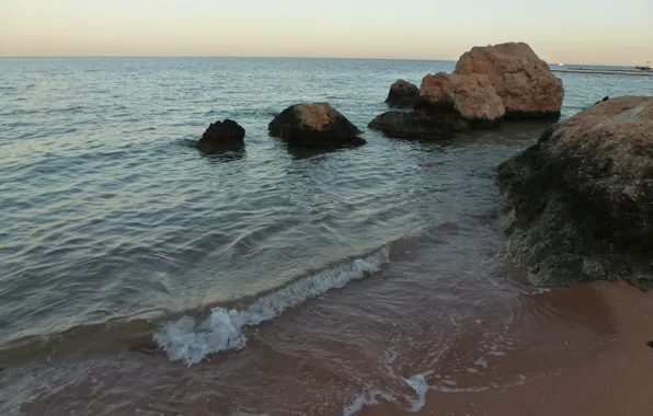 Sunset, Egypt, the red sea