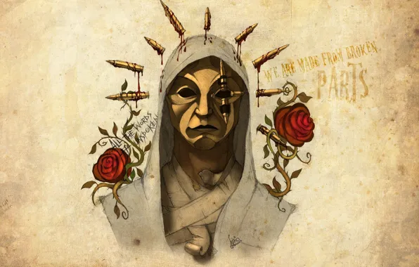 Picture Hollywood Undead, artwork, Danny, Notes from the Underground