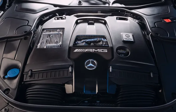 Engine, Mercedes-Benz, AMG, Coupe, 2018, 4MATIC, S63