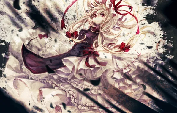 Girl, smile, dress, touhou, strikingly is wait, looking at the viewer