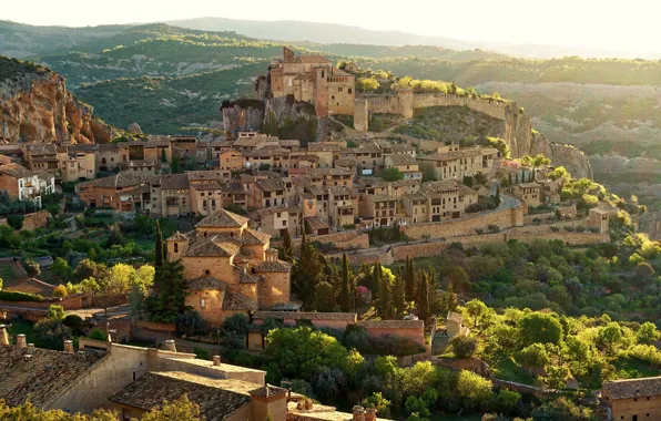 Picture the city, Spain, Spain, medieval architecture, Alquezar