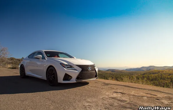 Lexus, White, RC-F