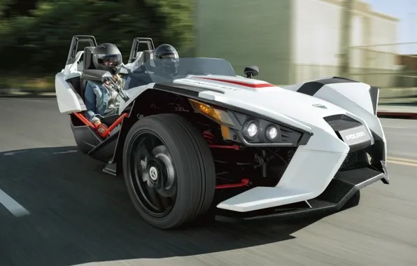 Beautiful, comfort, hi-tech, Polaris, Slingshot, technology, sporty, tricycle