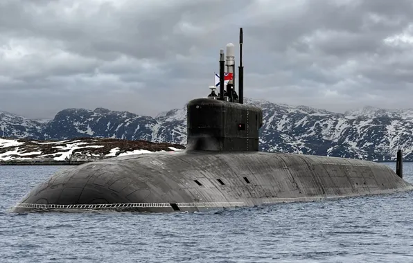Underwater, cruiser, atomic, Prince Vladimir