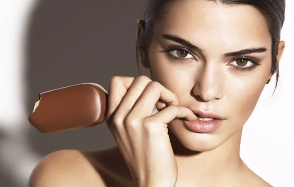 Look, close-up, face, background, hand, makeup, brunette, hairstyle
