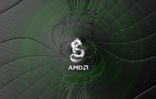 Picture computer, photo, logo, AMD