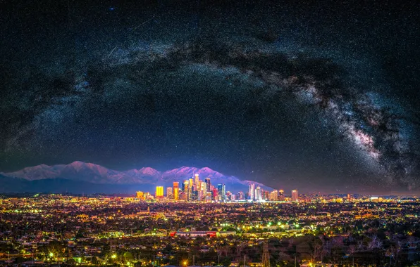 Picture USA, Los Angeles, California, Milky Way, Dr. Elliot McGucken
