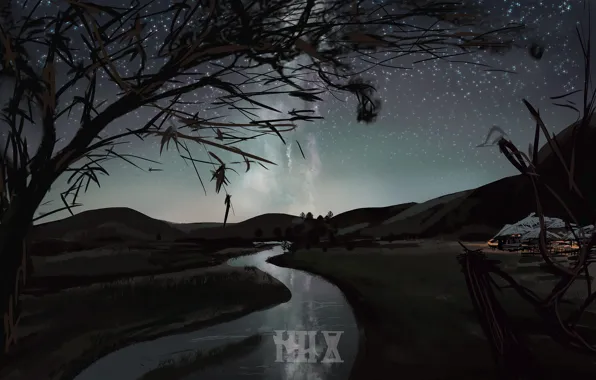 Picture landscape, nature, anime