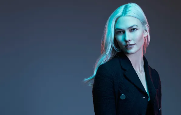 Look, background, model, portrait, makeup, hairstyle, blonde, jacket