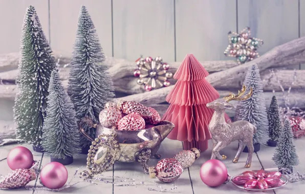 Decoration, balls, tree, New Year, Christmas, gifts, happy, Christmas