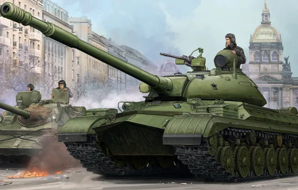 Picture figure, art, Soviet heavy tank, T-10M