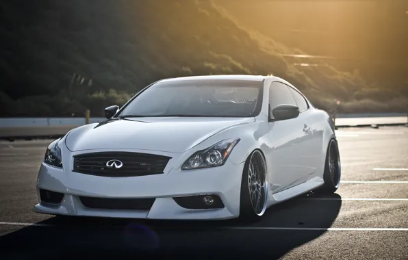 Picture tuning, coupe, white, infiniti, Coupe, Infiniti G37