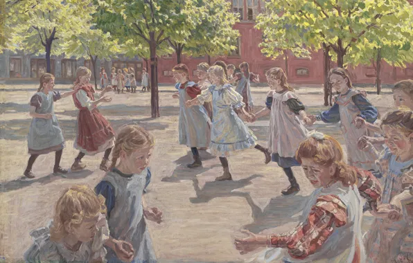 Danish painter, Copenhagen, 1907-1908, Statens Museum for Kunst, Danish realist painter, Oil on canvas, Statens …