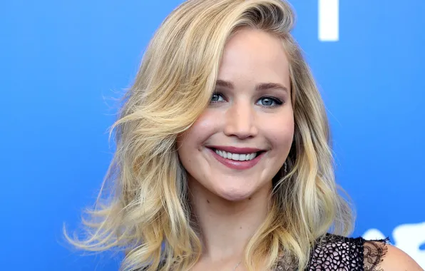 Picture pose, look, smile, makeup, Jennifer Lawrence, actress, makeup, pose