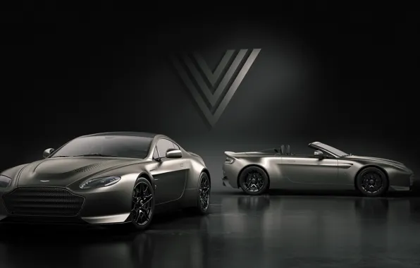 Aston Martin, Roadster, Vantage, pair, V12, 2018, V600