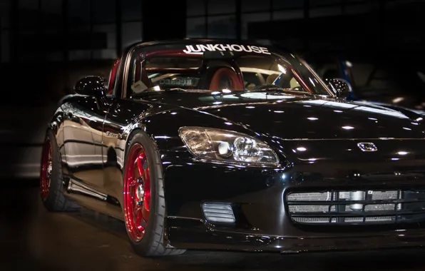 Picture machine, auto, Honda, Black Car