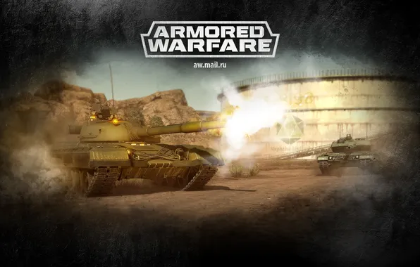 The game, shot, tanks, tanks, mail.ru, Armored Warfare, Obsidian Entertainment, my.com
