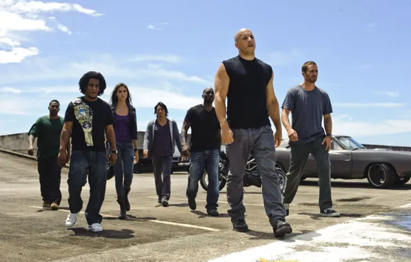 Picture fast five, Paul Walker, fast and furious 5, paul walker, vin diesel, VIN diesel