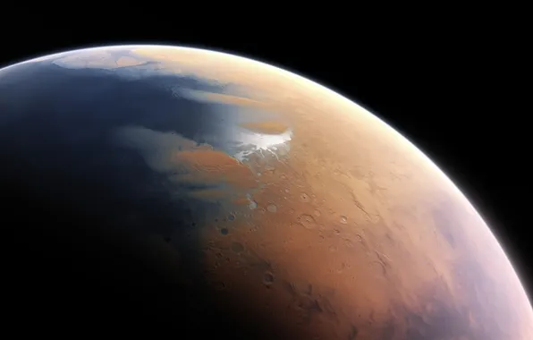 Space, planet, Mars