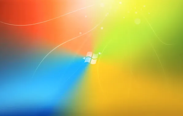 Color, blue, yellow, emblem, operating system, red green